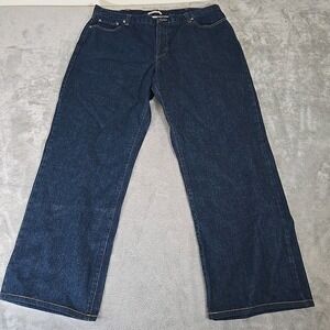 LL Bean Jeans Mens 40x29 Blue‎ Natural Fit Outdoors Cabincore Gorpcore Casual
